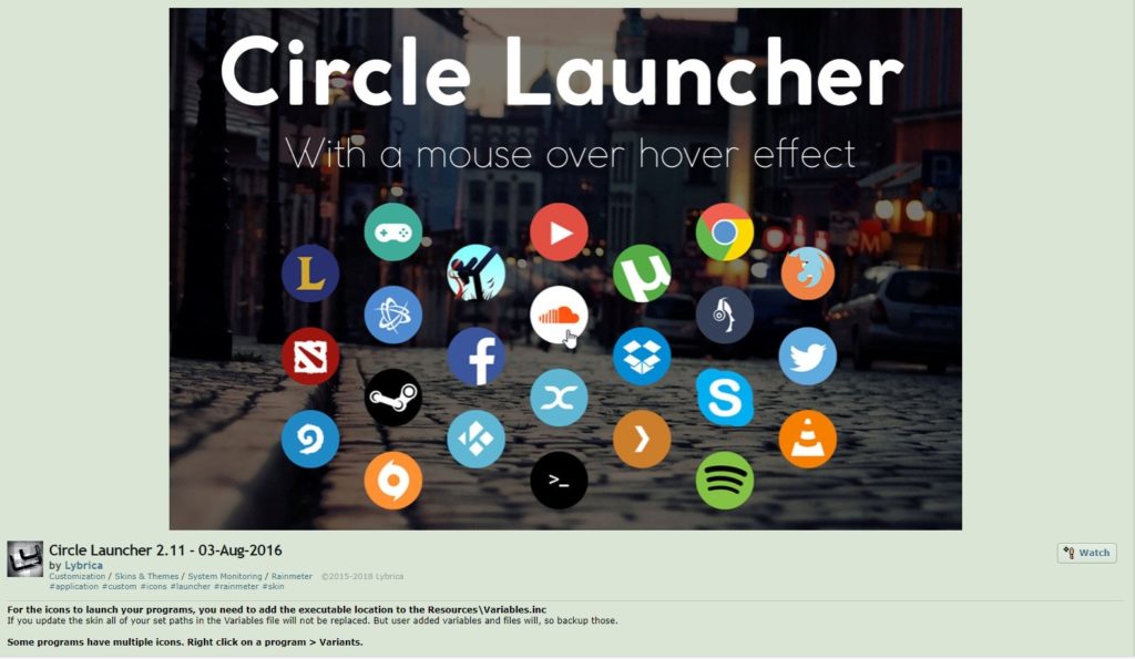 circlelauncher